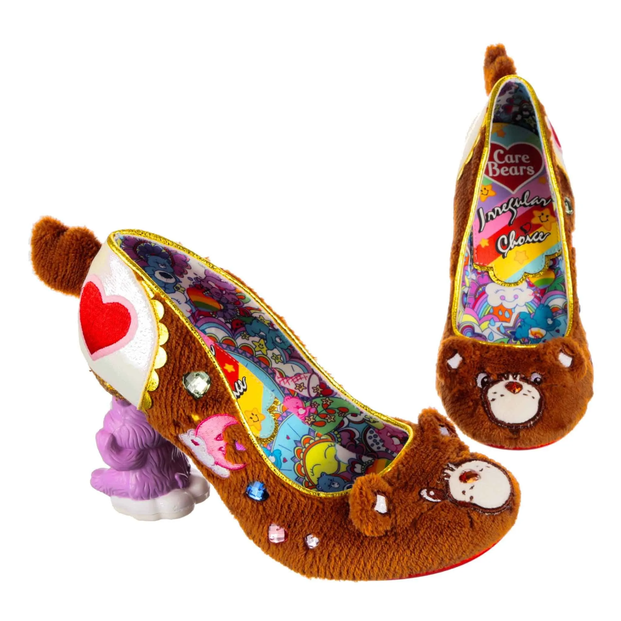 Irregular Choice Womens Care Bears Tenderheart Cuddles High Heels sold by The Foot Factory