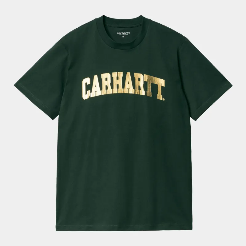Carhartt WIP Mens University T-Shirt - Discovery Green sold by The Foot Factory