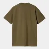 Carhartt WIP Mens Script Short Sleeve T-Shirt - Highland sold by The Foot Factory