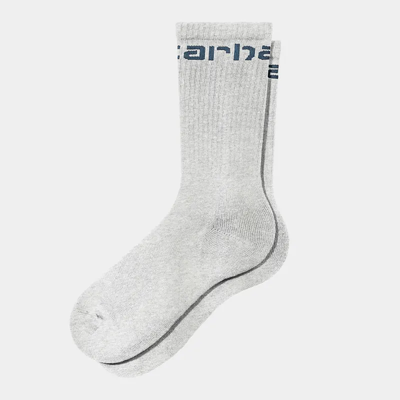Carhartt WIP Mens Carhartt WIP Socks - Ash Heather sold by The Foot Factory