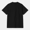 Carhartt WIP Mens Built Organic T-Shirt - Black sold by The Foot Factory