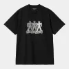 Carhartt WIP Mens Built Organic T-Shirt - Black sold by The Foot Factory