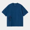 Carhartt WIP Mens Signature Short Sleeved Organic T-Shirt - Liberty sold by The Foot Factory