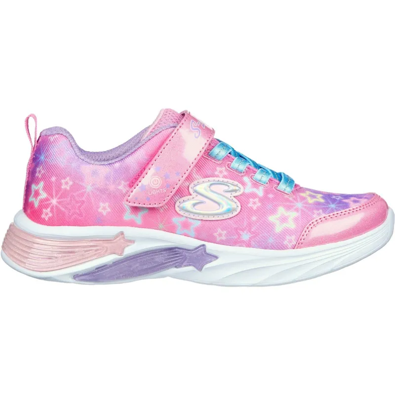 Skechers Infant Star Sparks Light Up Trainers - Pink sold by The Foot Factory