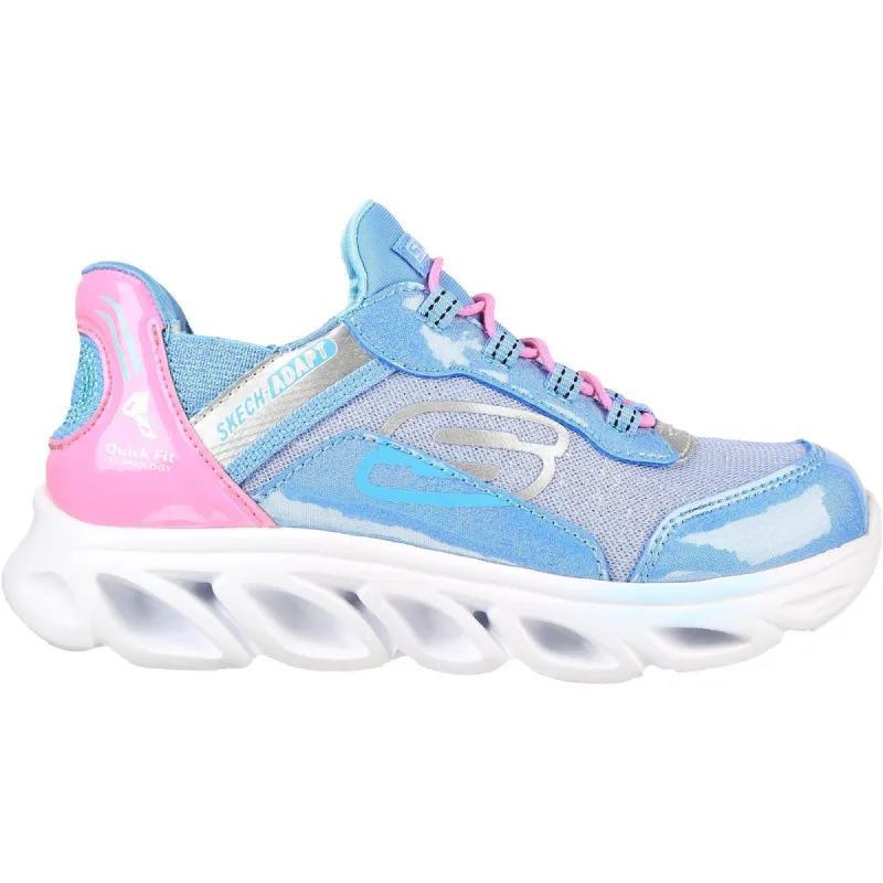 Skechers Girls Flex Glide Trainers - Blue sold by The Foot Factory
