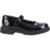 Hush Puppies Girls Tally Patent Leather School Shoes - Black sold by The Foot Factory