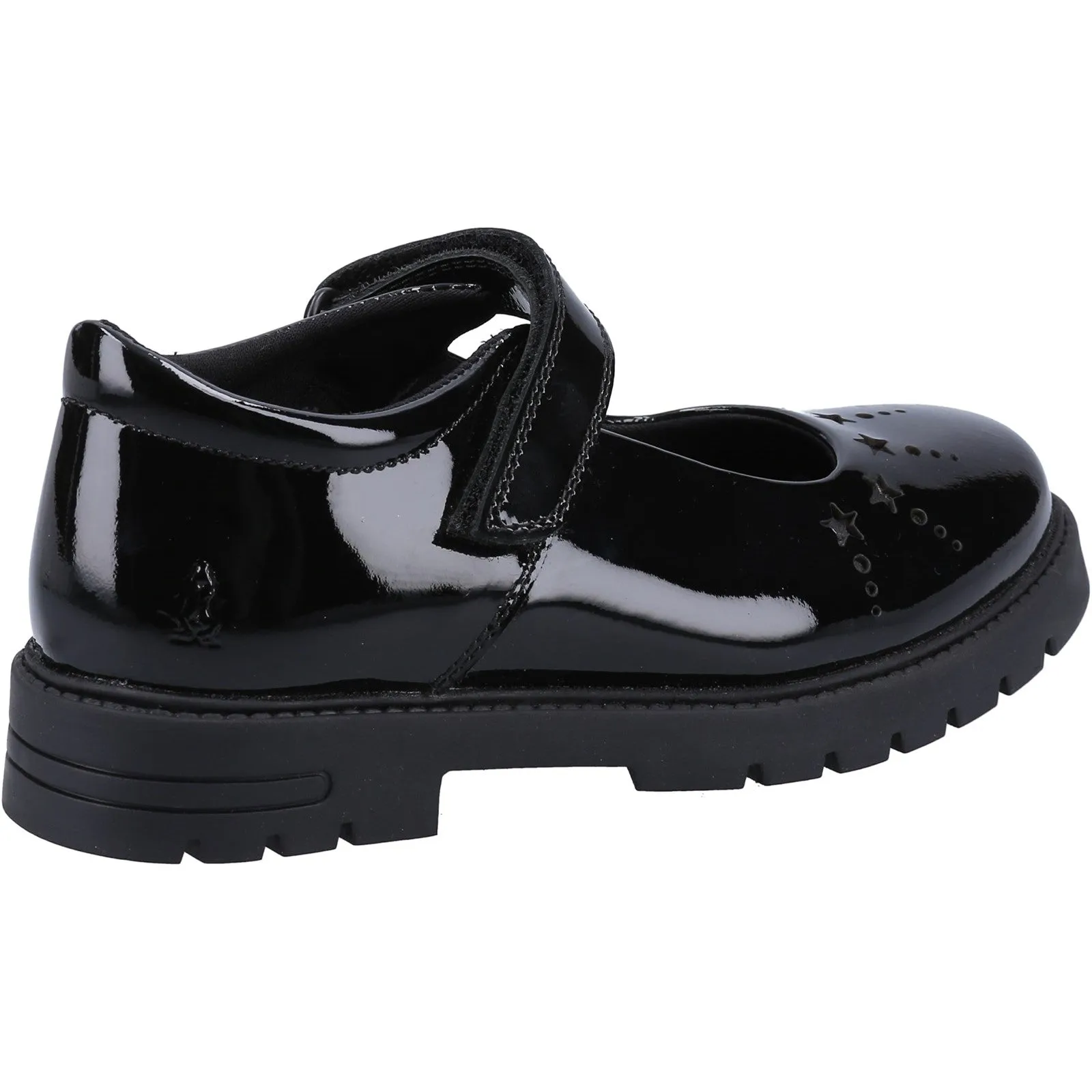 Hush Puppies Girls Sabrina Patent Leather Shoe Shoes - Black sold by The Foot Factory product image thumbnail 3