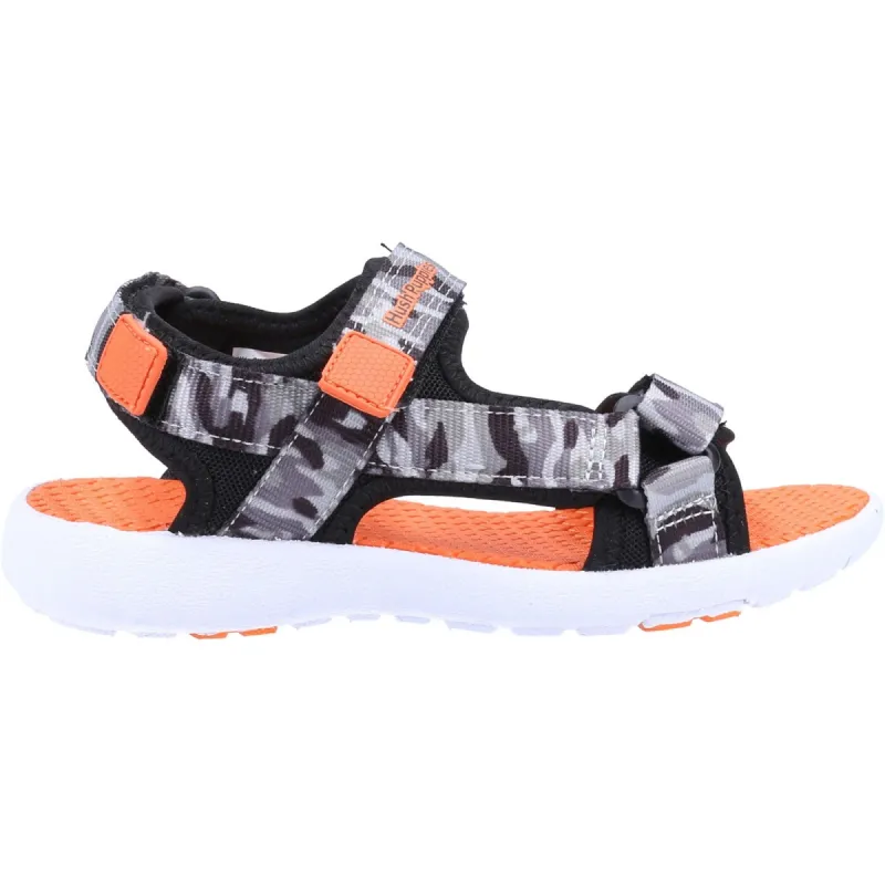 Hush Puppies Boys Miles Quarter Strap Sandal - Orange sold by The Foot Factory