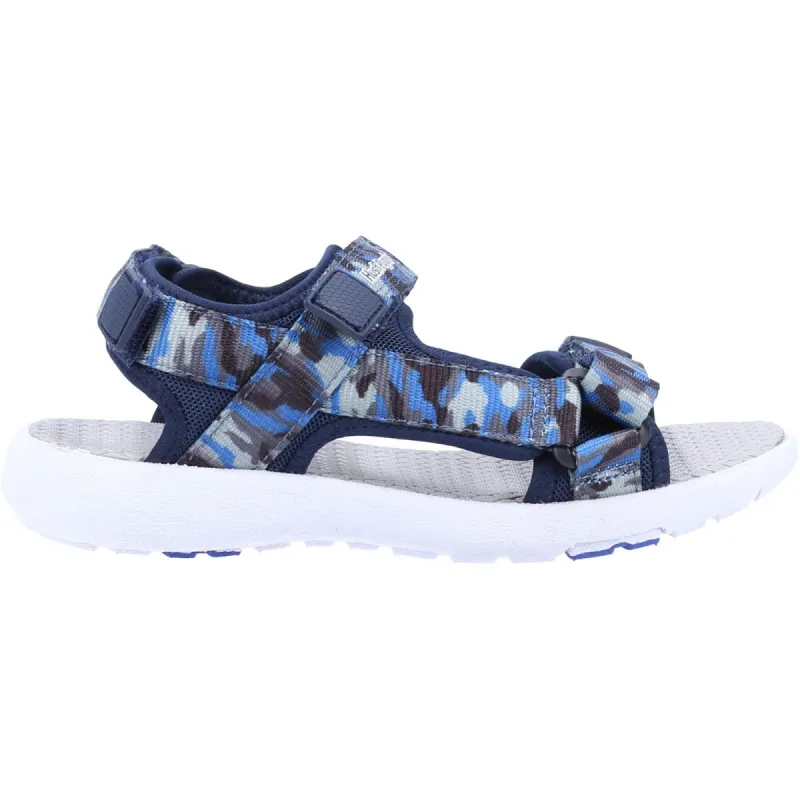 Hush Puppies Boys Miles Quarter Strap Sandal - Navy sold by The Foot Factory