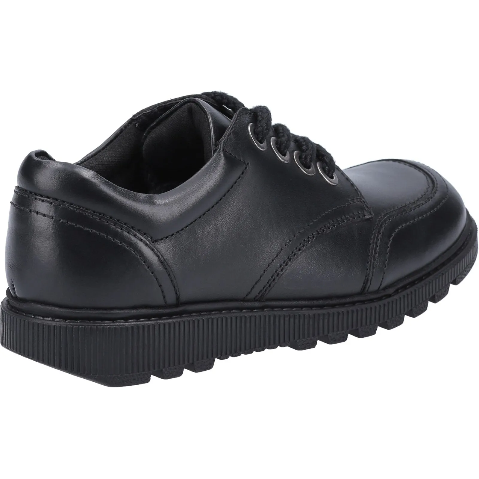 Hush Puppies Girls Kiera Leather School Shoes - Black sold by The Foot Factory product image thumbnail 3