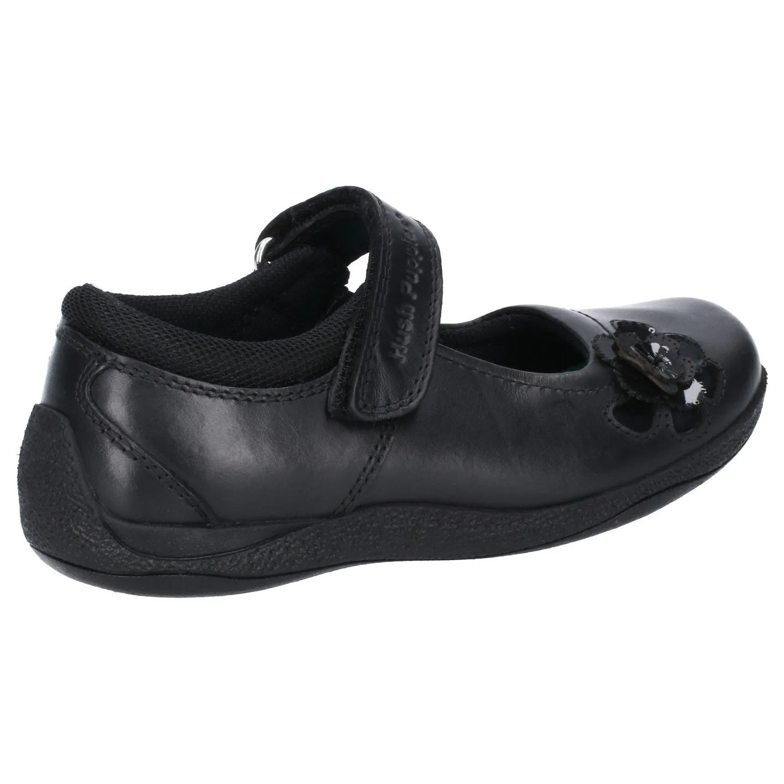 Hush Puppies Girls Jessica Leather School Shoes - Black sold by The Foot Factory product image thumbnail 3