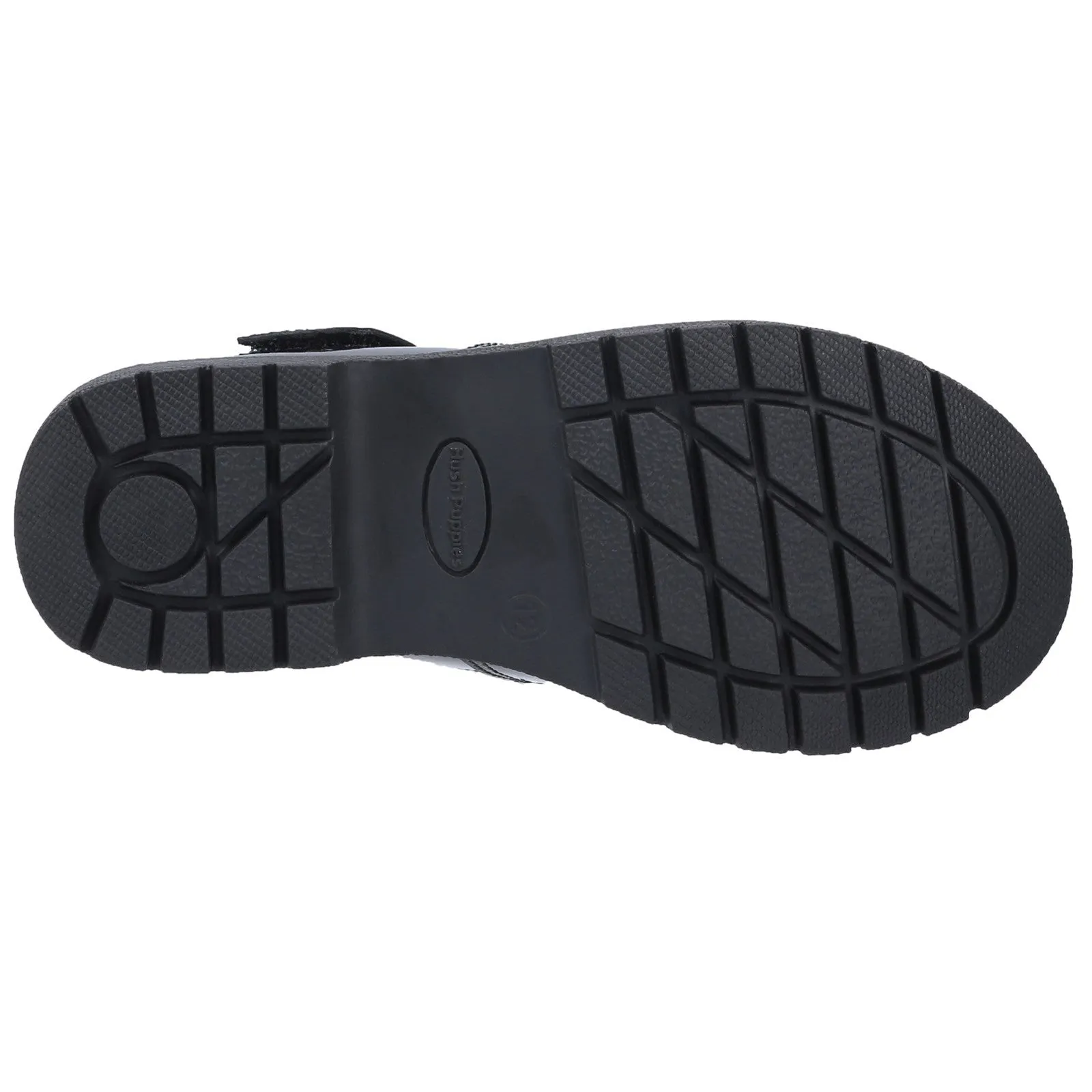 Hush Puppies Girls Gracie Patent Leather School Shoes - Black sold by The Foot Factory product image thumbnail 4