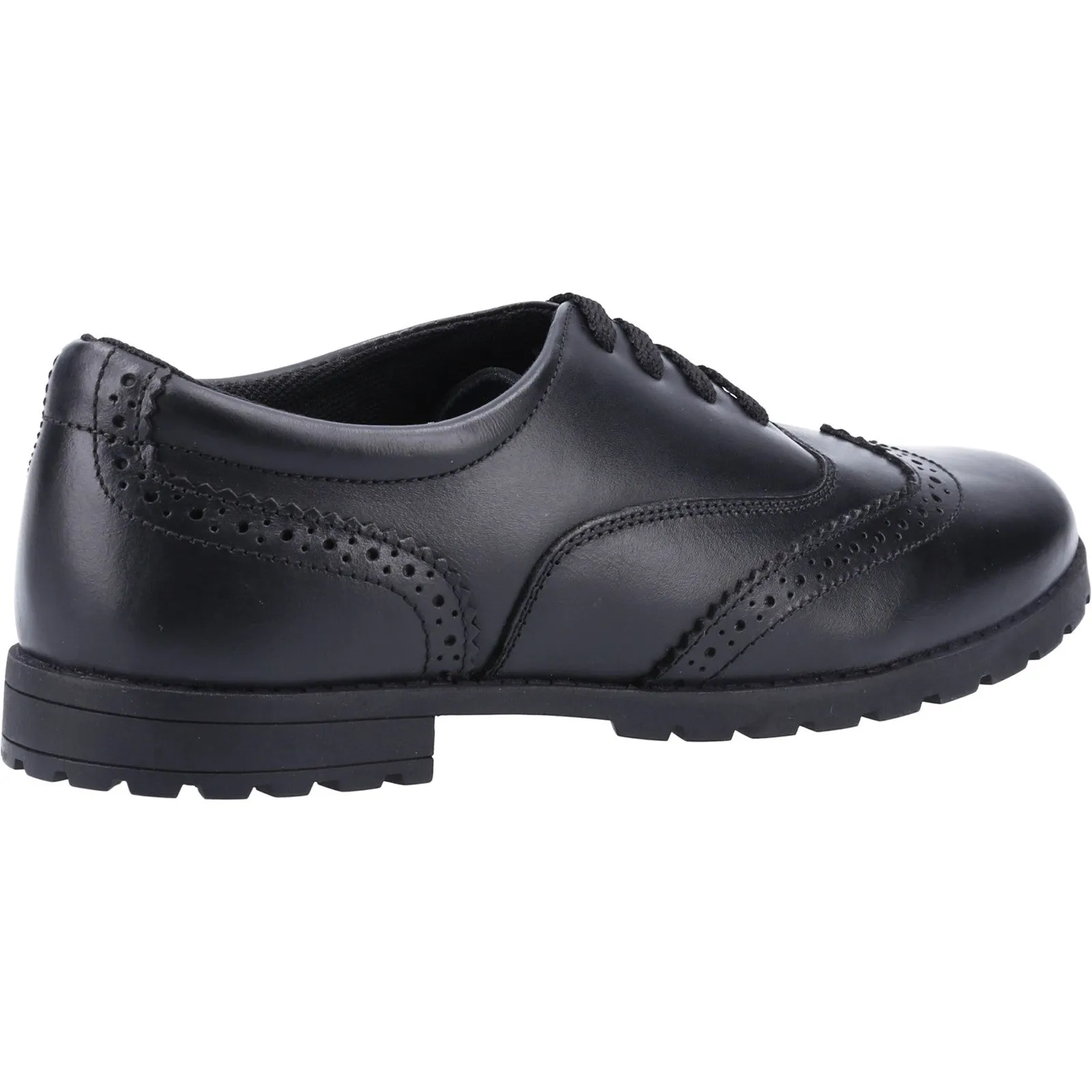 Hush Puppies Girls Eadie Leather School Shoes - Black sold by The Foot Factory product image thumbnail 3