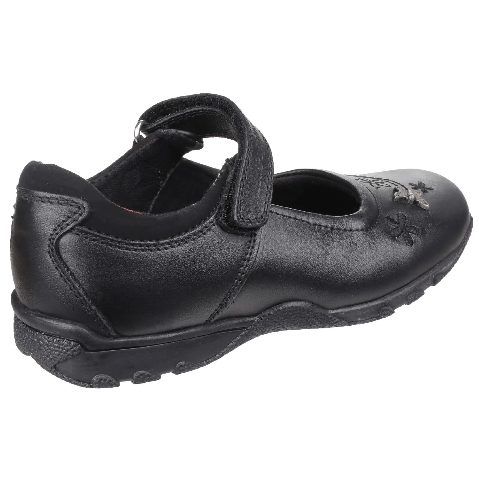 Hush Puppies Girls Clare Leather School Shoes - Black sold by The Foot Factory product image thumbnail 3