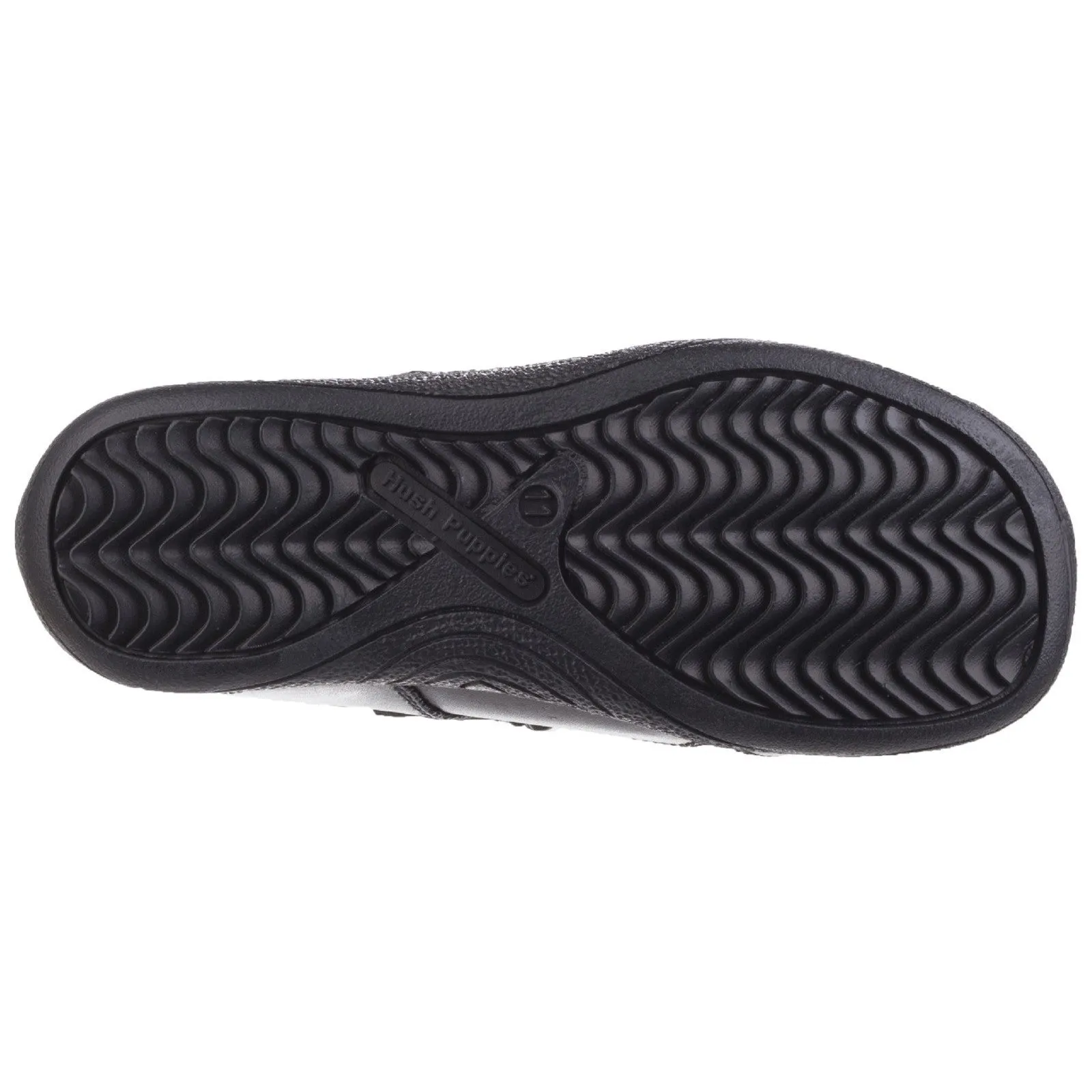 Hush Puppies Girls Cindy Leather School Shoes - Black sold by The Foot Factory product image thumbnail 4