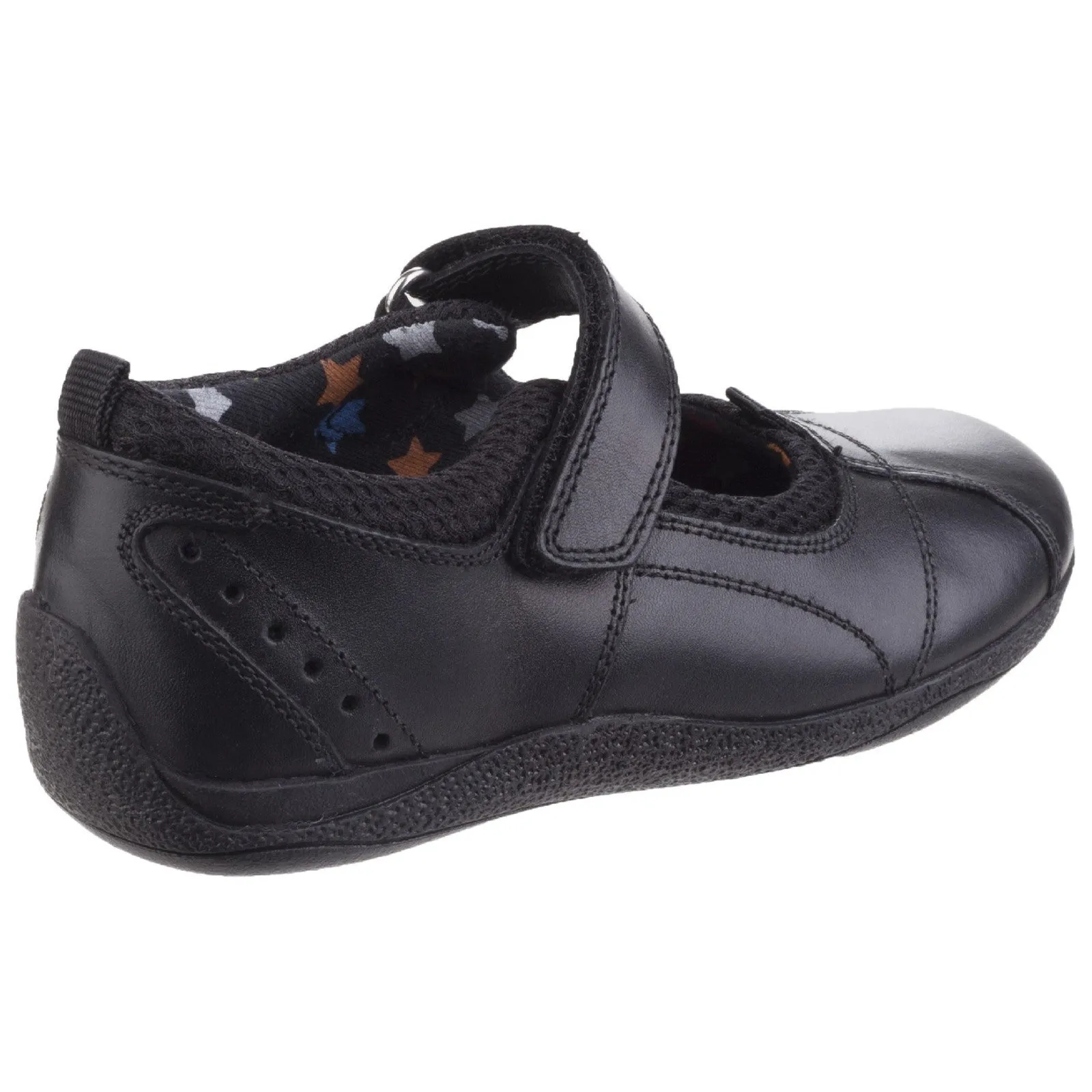 Hush Puppies Girls Cindy Leather School Shoes - Black sold by The Foot Factory product image thumbnail 3