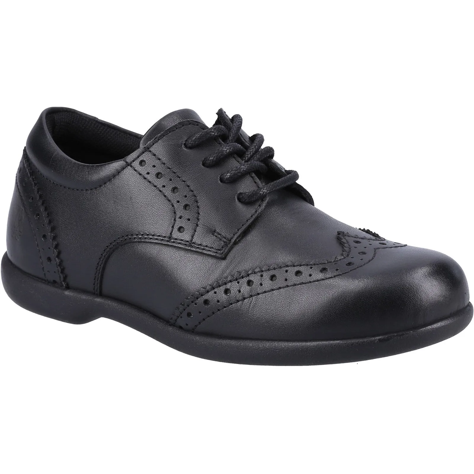 Hush Puppies Girls Bridget Leather School Shoes - Black sold by The Foot Factory product image thumbnail 2