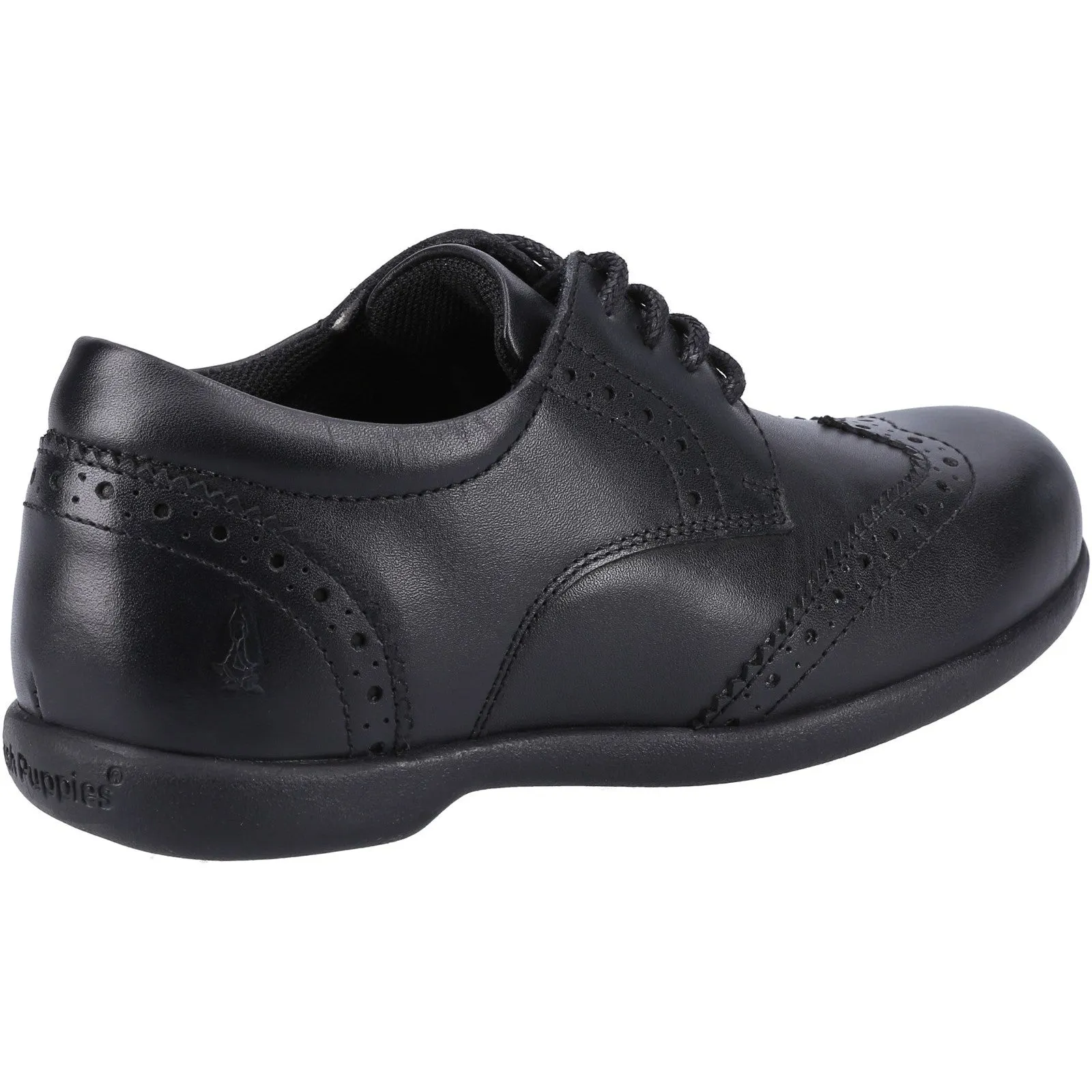 Hush Puppies Girls Bridget Leather School Shoes - Black sold by The Foot Factory product image thumbnail 3