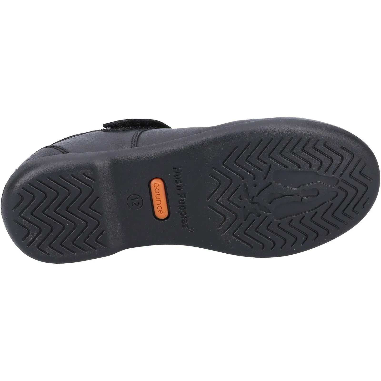 Hush Puppies Girls Bianca Leather School Shoes - Black sold by The Foot Factory product image thumbnail 4