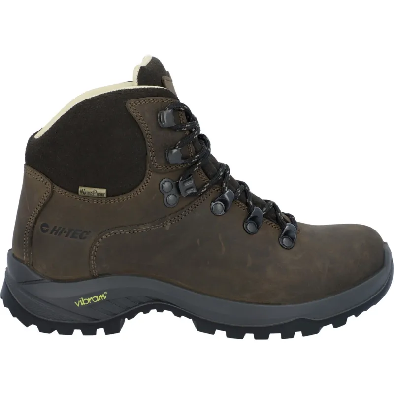 Hi-Tec Womens Ravine Pro Leather Hiking Boots - Brown sold by The Foot Factory