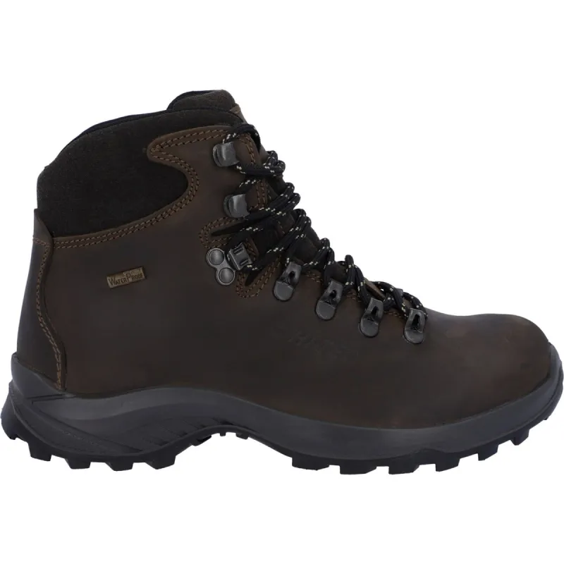Hi-Tec Womens Ravine Lite Leather Hiking Boots - Brown sold by The Foot Factory