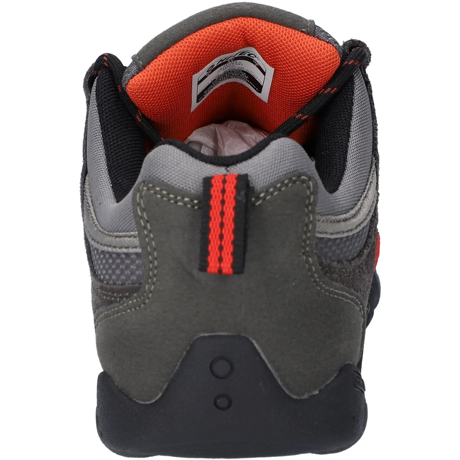 Hi-Tec Mens Quadra II Suede Hiking Trainers - Grey sold by The Foot Factory product image thumbnail 3