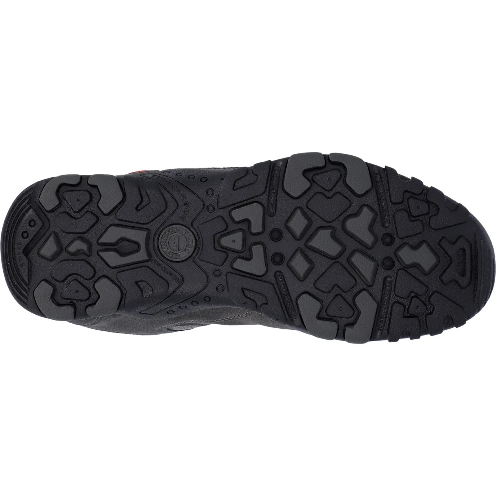 Hi-Tec Mens Quadra II Suede Hiking Trainers - Grey sold by The Foot Factory product image thumbnail 4