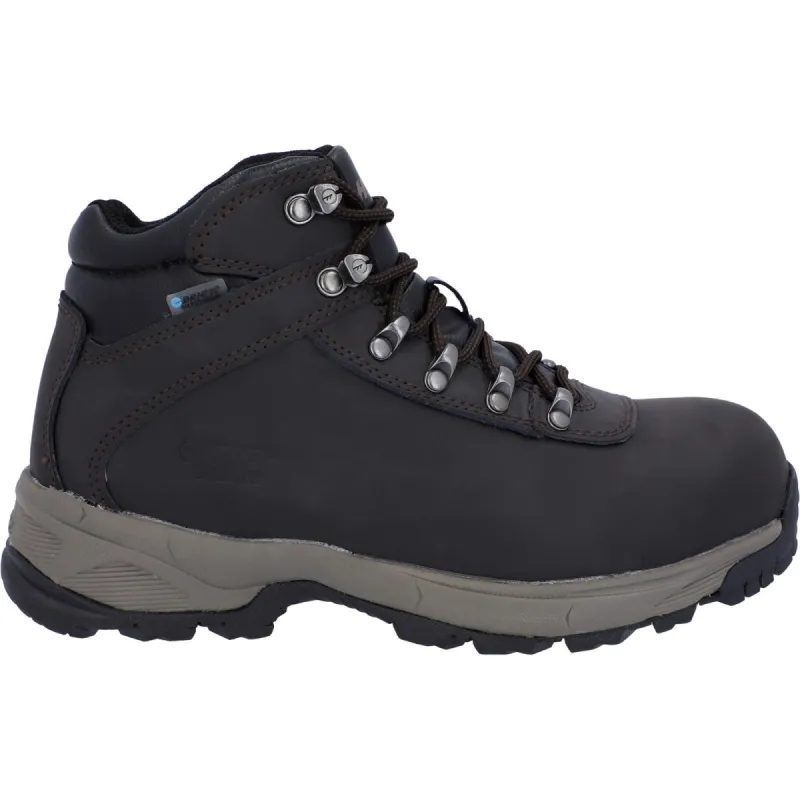 Hi-Tec Womens Eurotrek Lite Waterproof Walking Boots - Dark Brown sold by The Foot Factory