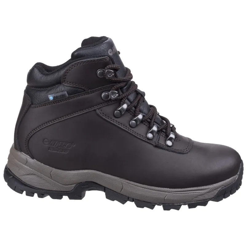 Hi-Tec Mens Eurotrek Lite Waterproof Walking Boots - Dark Brown sold by The Foot Factory