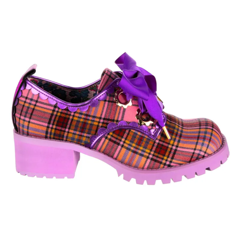 Irregular Choice Womens Class Act Shoe - Pink sold by The Foot Factory
