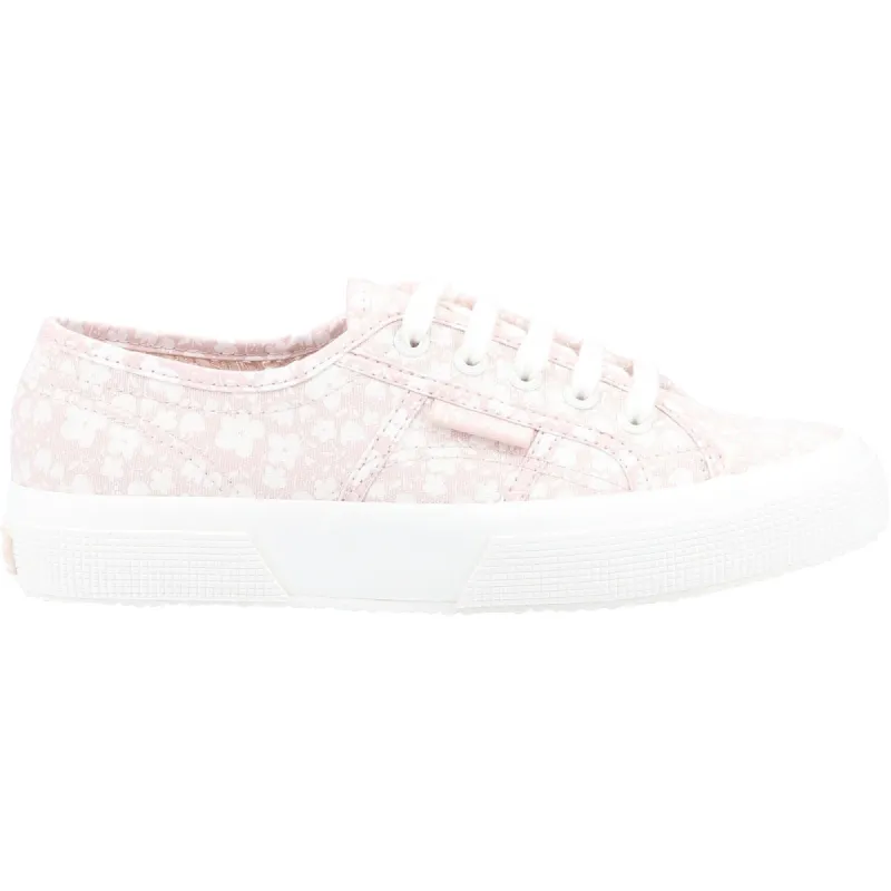 Superga Womens 2750 Floral Print Trainers - Pink sold by The Foot Factory