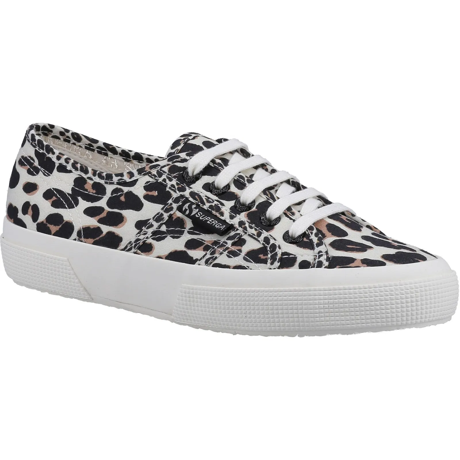 Superga Womens 2750 Light Leopard Trainers - Beige sold by The Foot Factory product image thumbnail 2