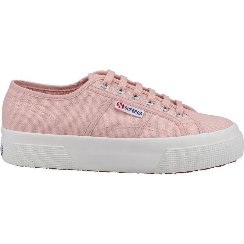Superga Womens 2740 Platform Trainers - Pale Pink sold by The Foot Factory