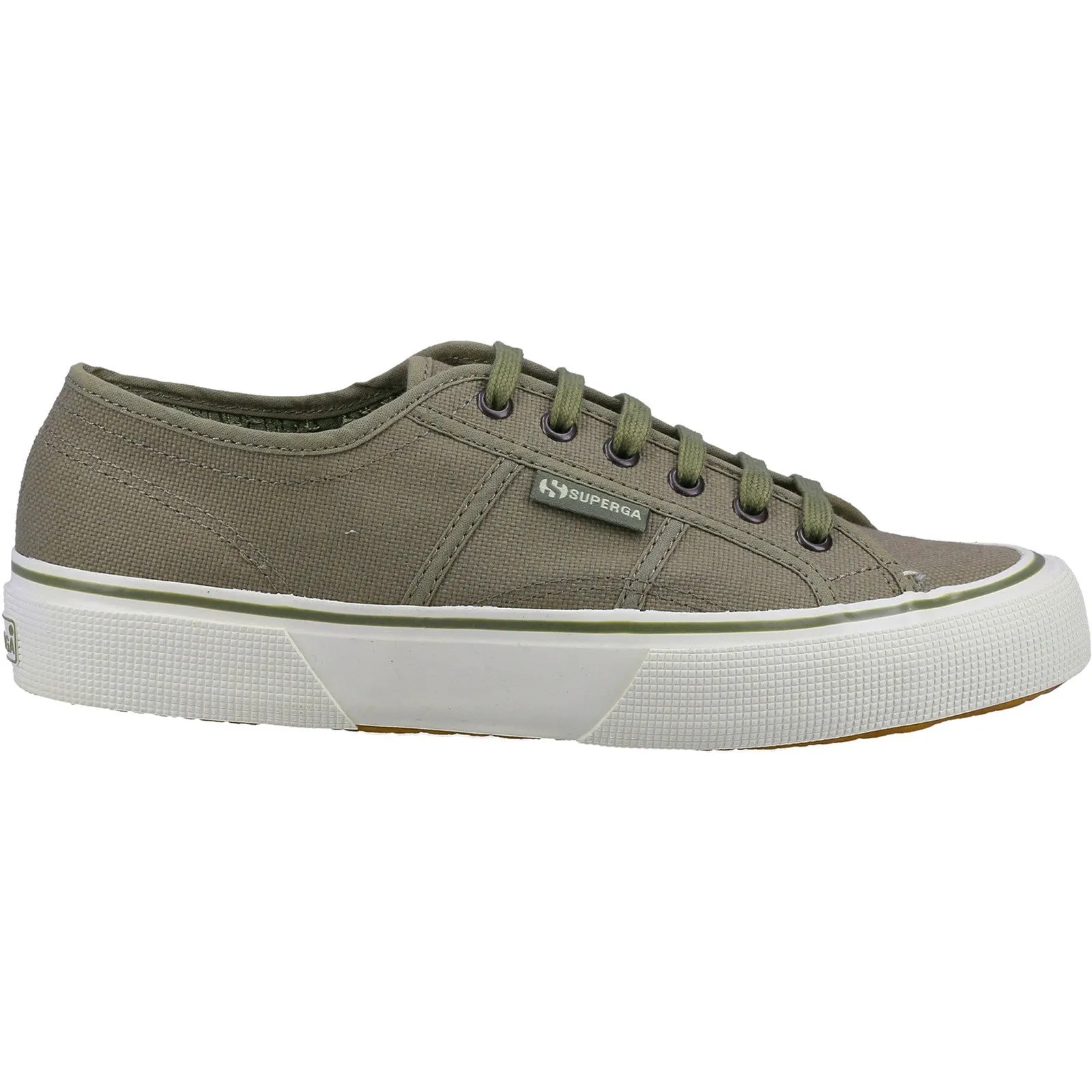 Superga Mens 2490 Bold Trainers - Khaki sold by The Foot Factory