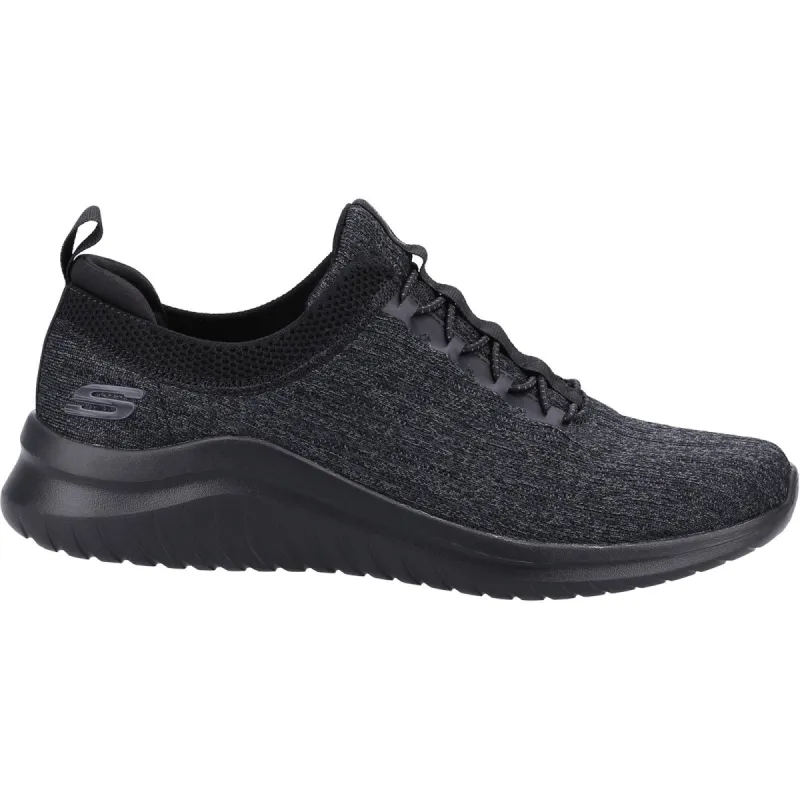 Skechers Mens Ultra Flex 2.0 Cryptic Trainers - Black sold by The Foot Factory