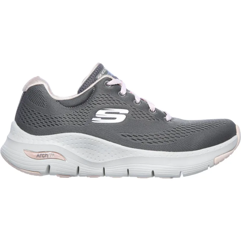 Skechers Womens Arch Fit Sunny Outlook Trainers - Grey sold by The Foot Factory