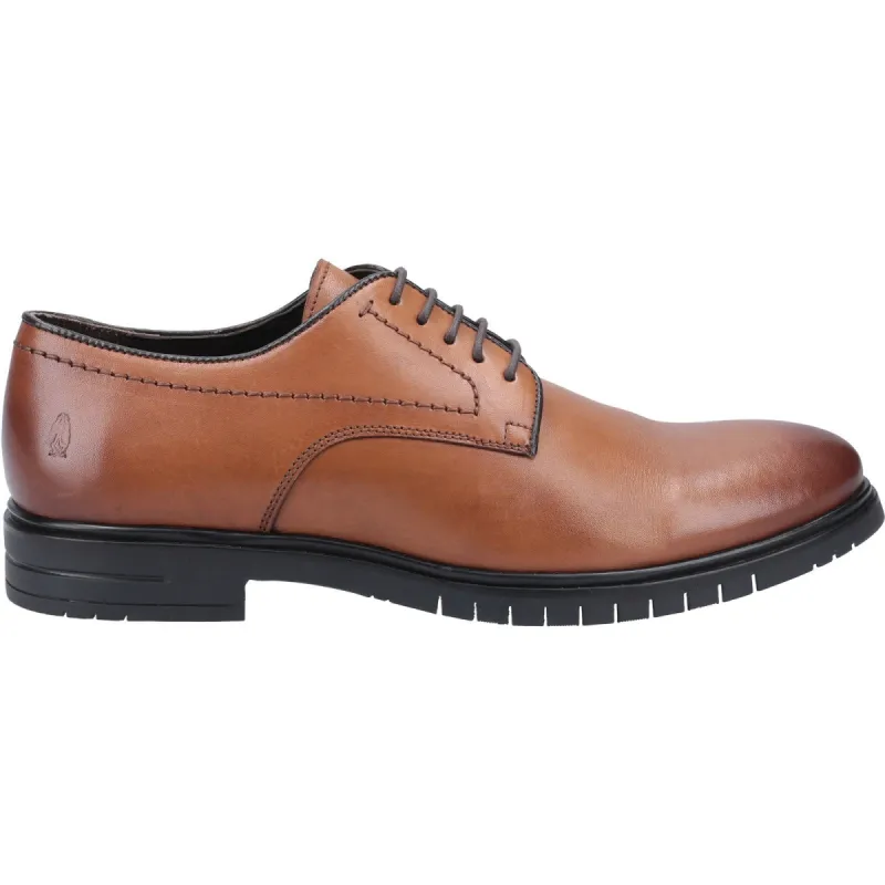 Hush Puppies Mens Sterling Leather Shoes - Tan Brown sold by The Foot Factory