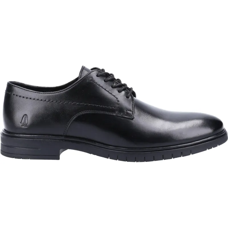 Hush Puppies Mens Sterling Leather Shoes - Black sold by The Foot Factory