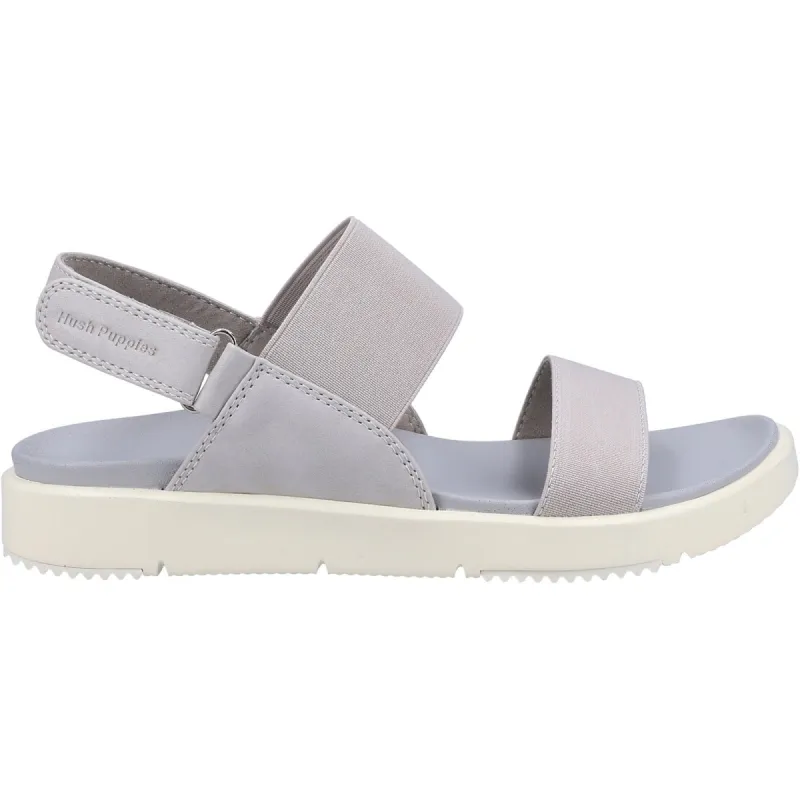 Hush Puppies Womens Selina Sandal - Grey sold by The Foot Factory