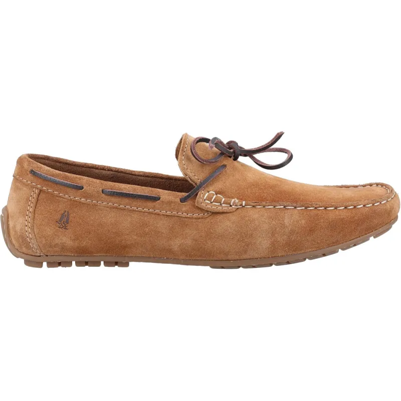 Hush Puppies Mens Reuben Suede Boat Shoe - Tan made by Hush Puppies