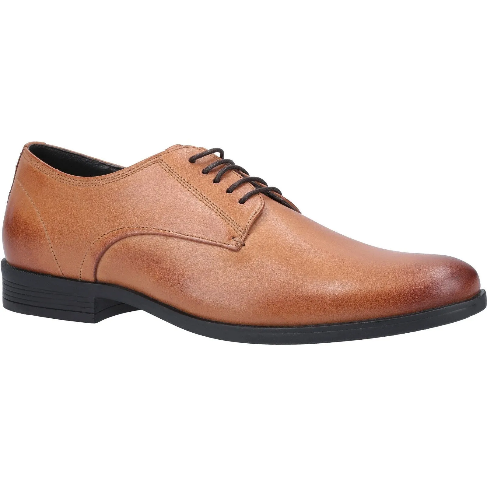 Hush Puppies Mens Oscar Leather Shoes - Tan sold by The Foot Factory product image thumbnail 2