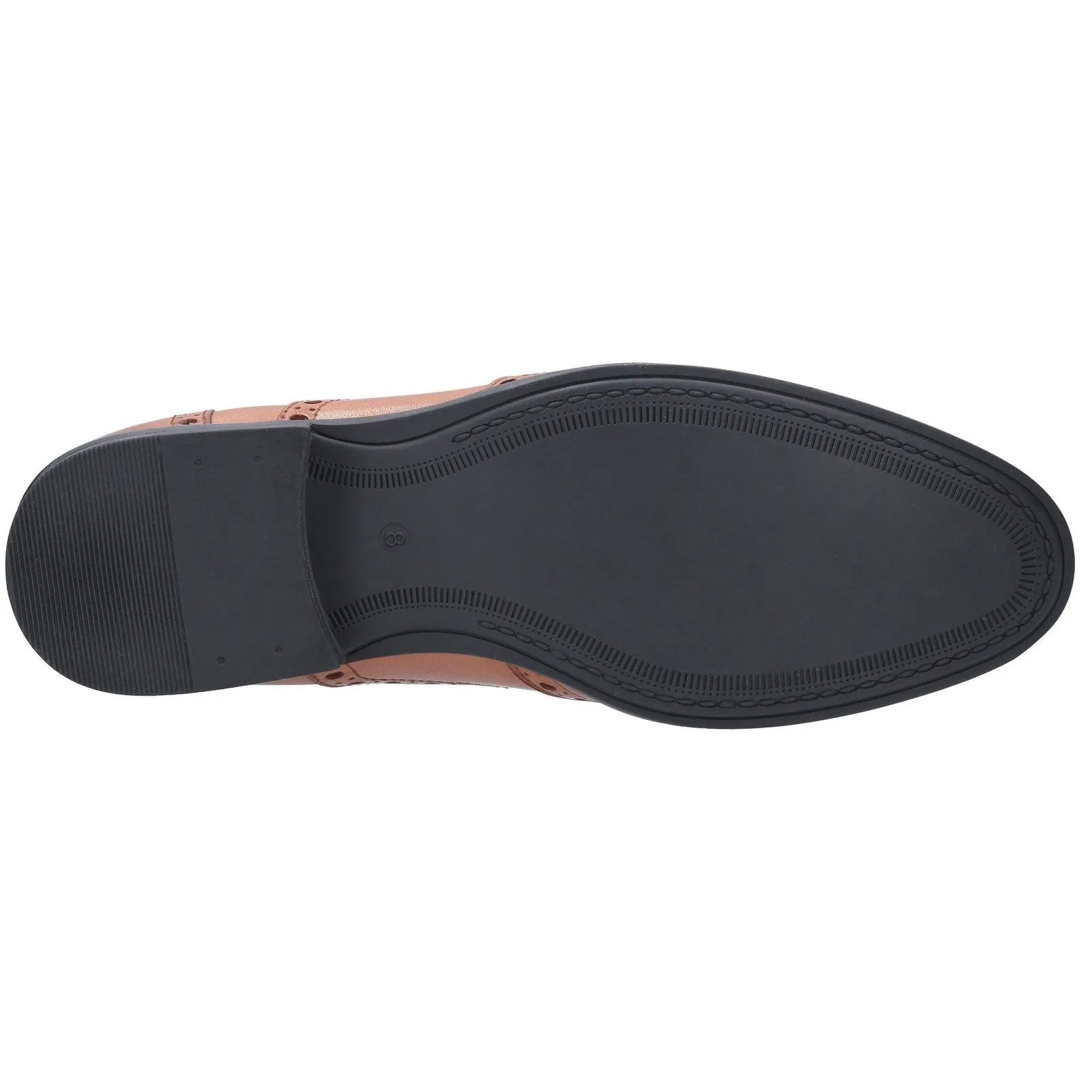 Hush Puppies Mens Oaken Leather Brogue Shoe - Brown sold by The Foot Factory product image thumbnail 4