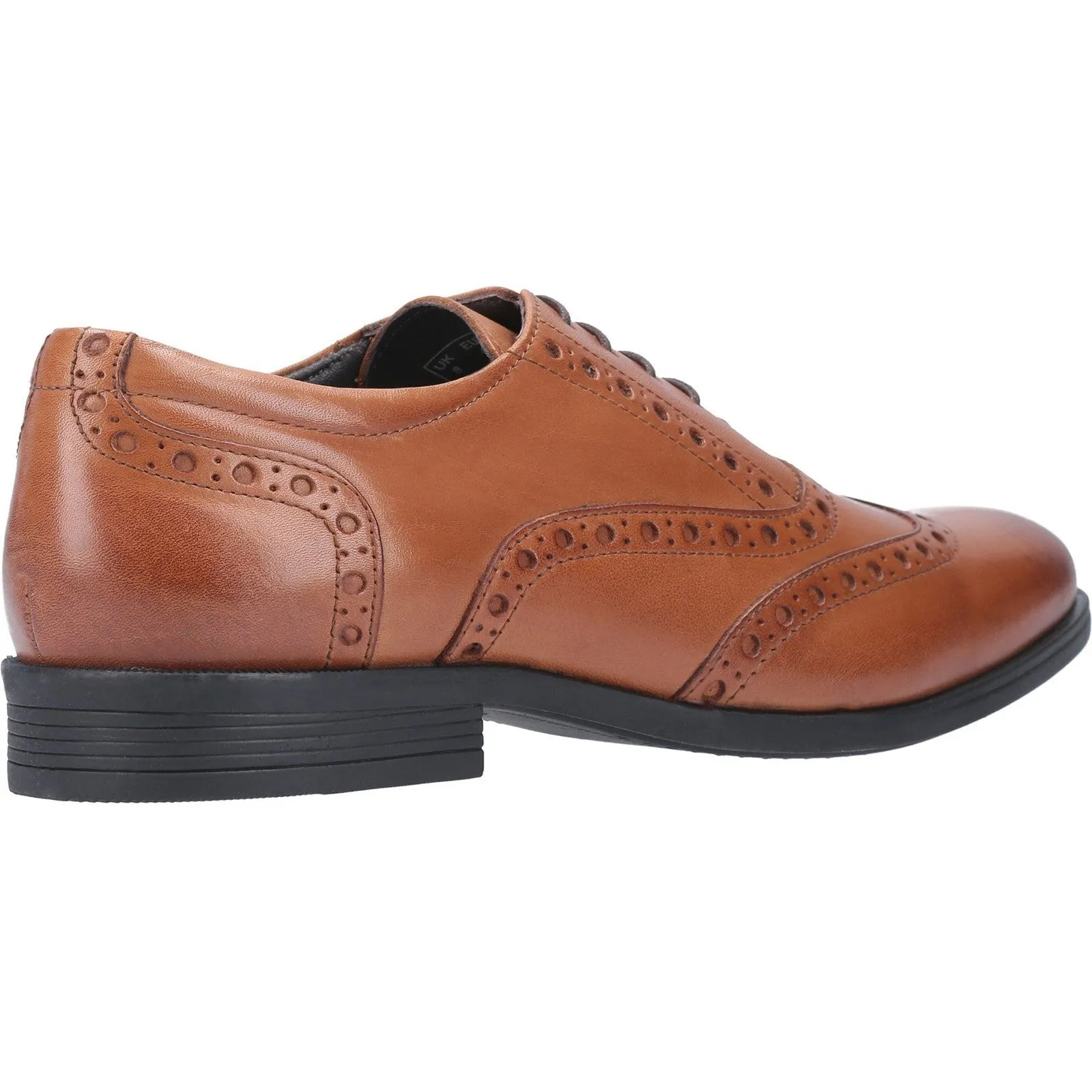Hush Puppies Mens Oaken Leather Brogue Shoe - Brown sold by The Foot Factory product image thumbnail 3