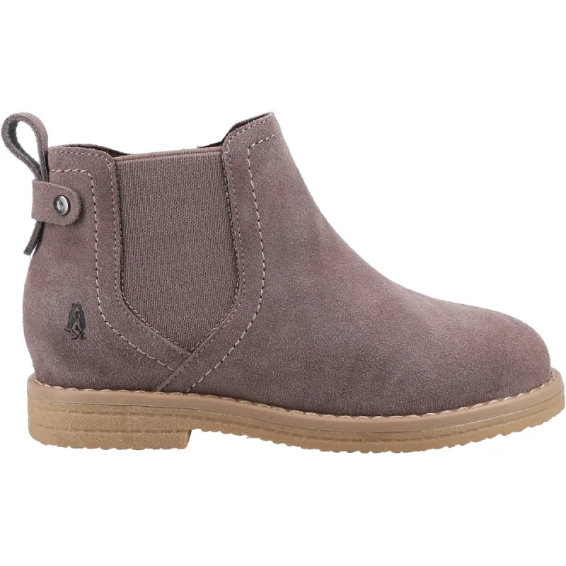 Hush Puppies Girls Maddy Suede Ankle Boots - Grey sold by The Foot Factory