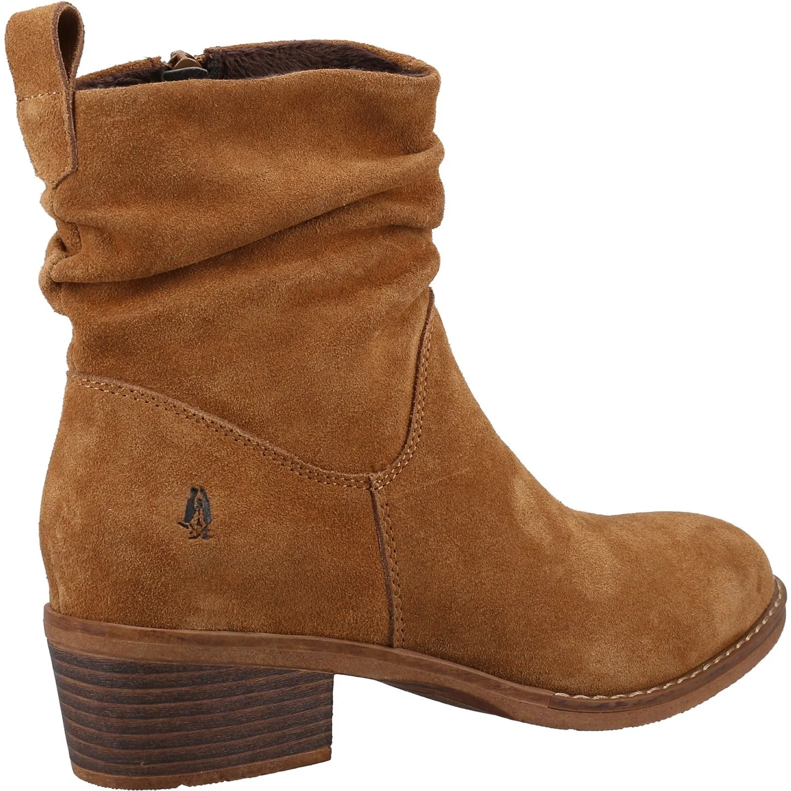 Hush Puppies Womens Iris Suede Boot - Tan sold by The Foot Factory product image thumbnail 3