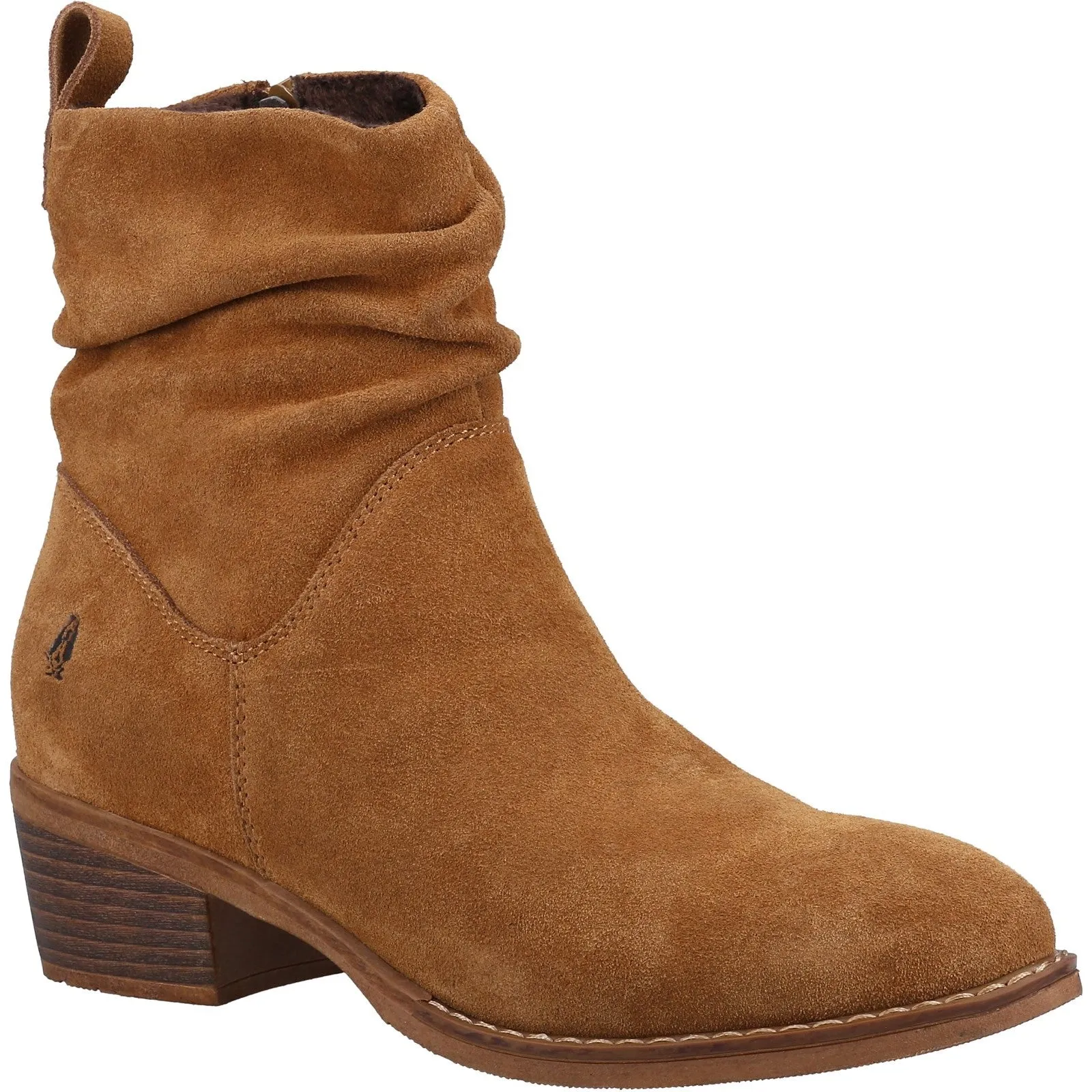 Hush Puppies Womens Iris Suede Boot - Tan sold by The Foot Factory product image thumbnail 2