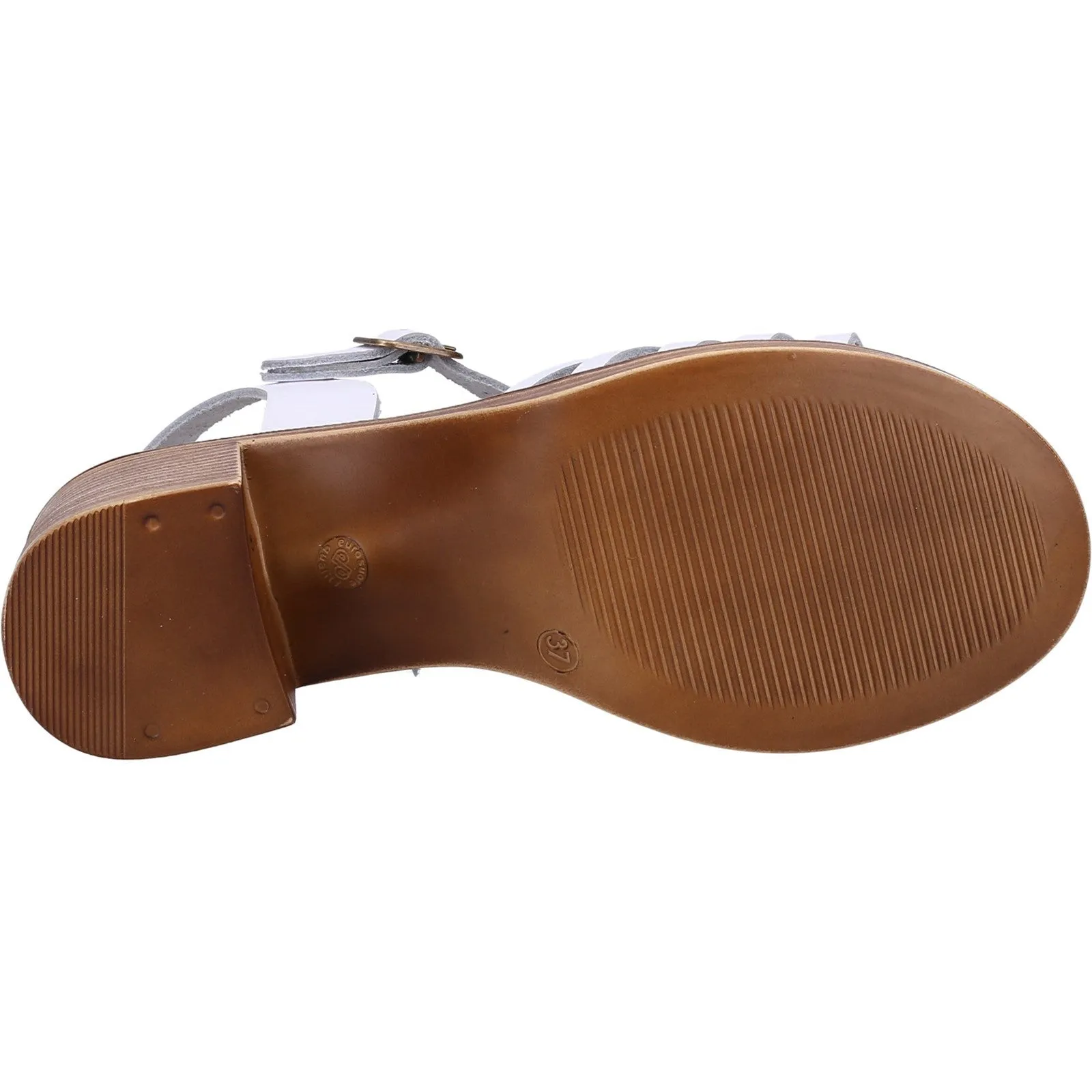 Hush Puppies Womens Greta Leather Sandal - White sold by The Foot Factory product image thumbnail 4