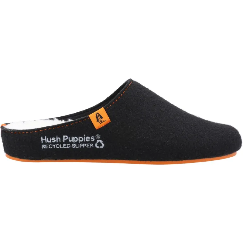 Hush Puppies Mens The Good Slipper - Black sold by The Foot Factory
