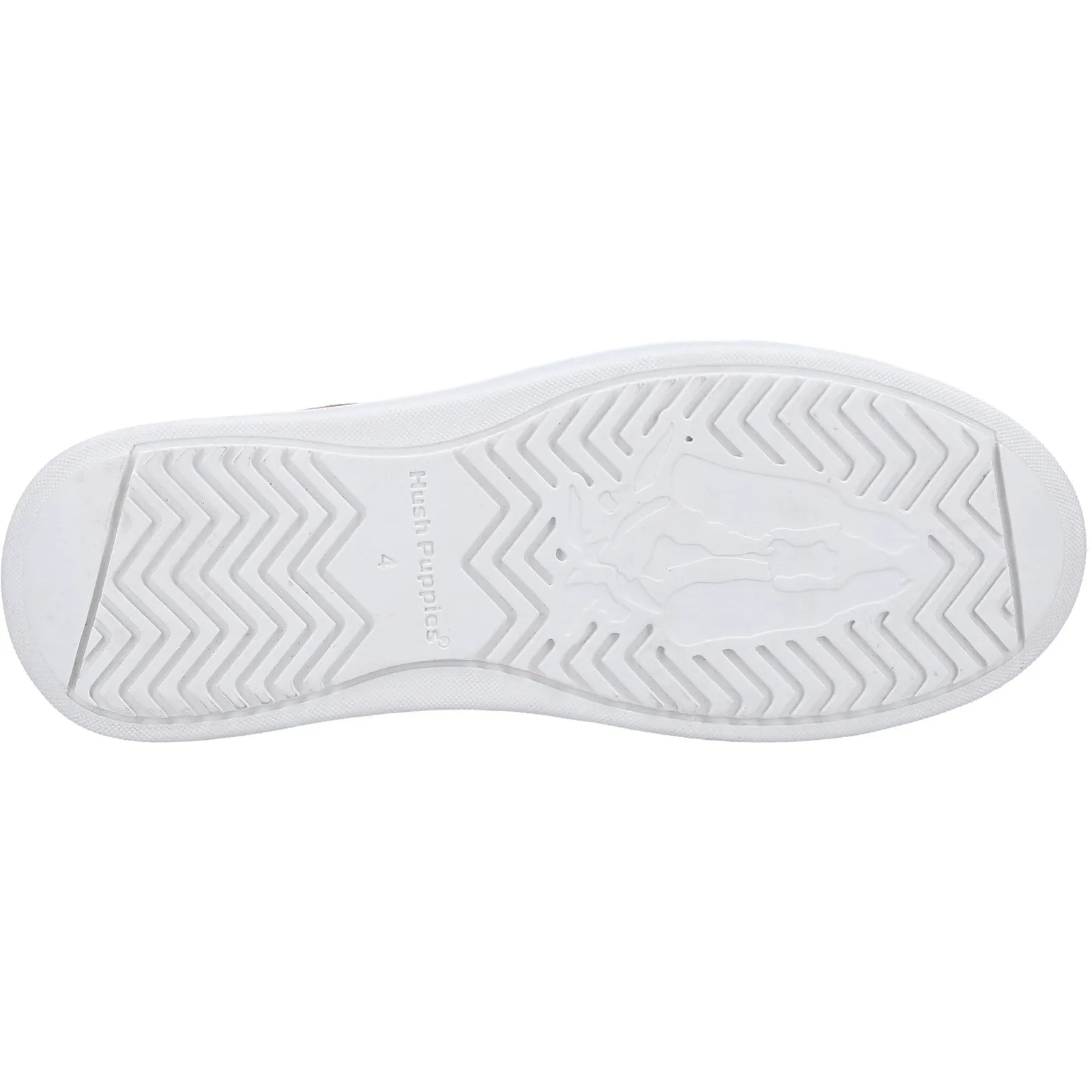 Hush Puppies Womens Camille Leather Trainers - Pink sold by The Foot Factory product image thumbnail 4