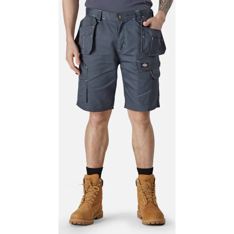 Dickies Mens Redhawk Pro Work Shorts - Grey sold by The Foot Factory